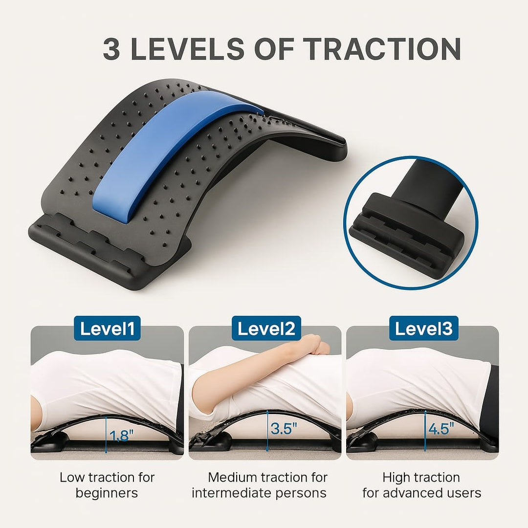 UrbanVital™ Multi-Level Back Stretcher for Pain Relief