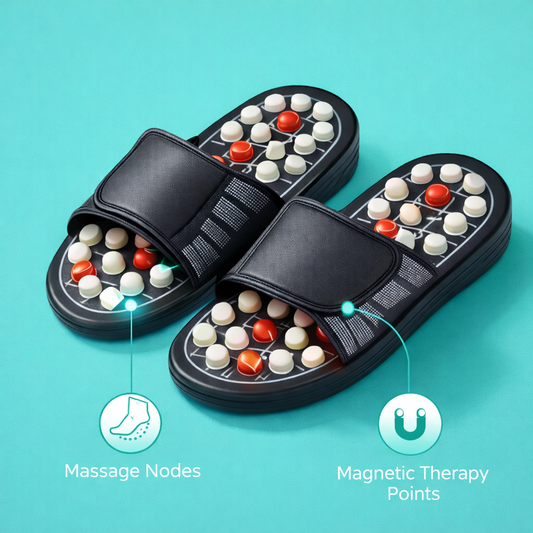 UrbanVital FootFlow™ Reflexology Therapy Slippers